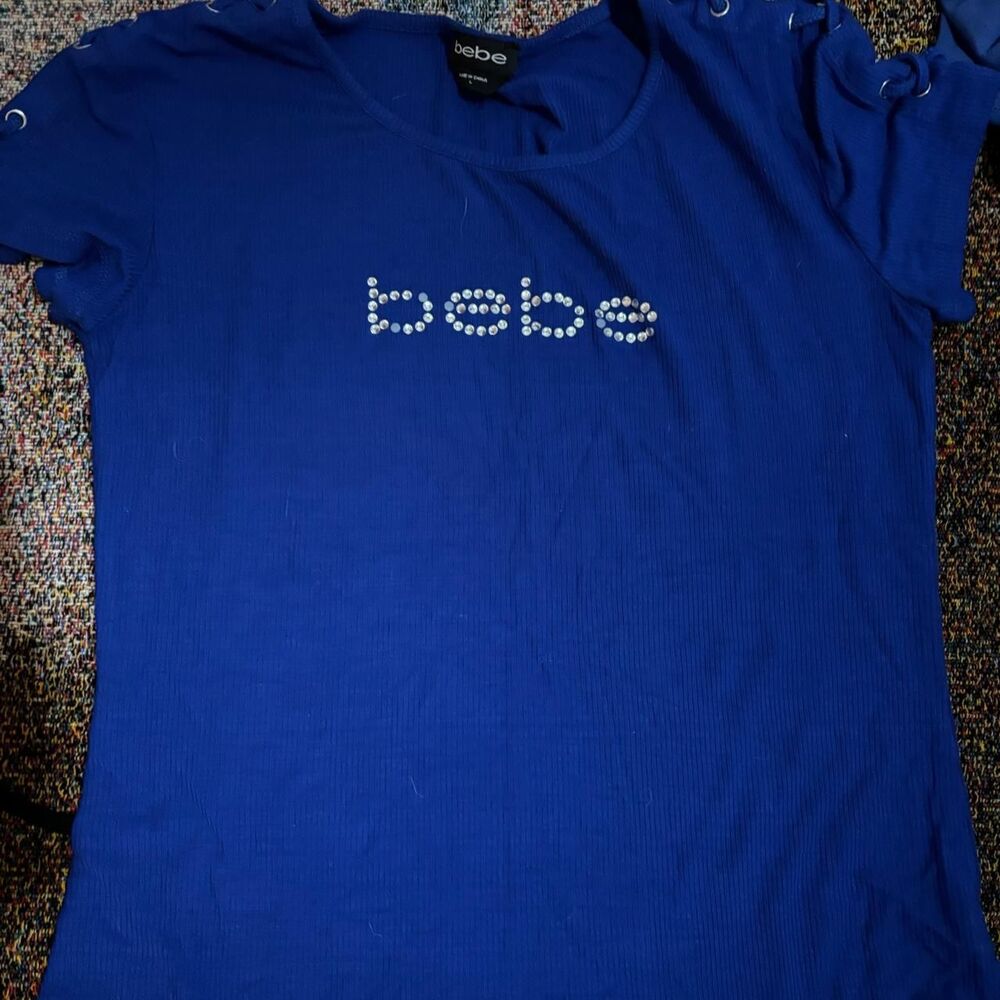 Bebe Women's Blue Shirt